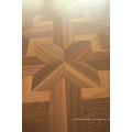 12.3mm AC3 Woodgrain Texture Nogal encerado filo suelo Laminbate